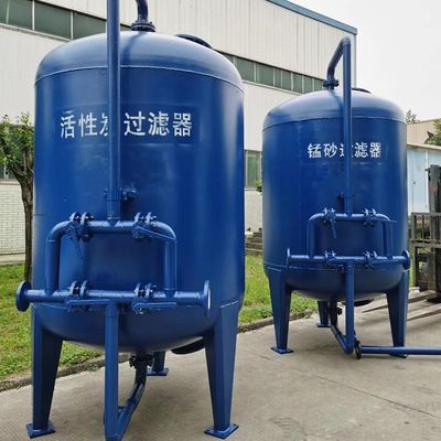 SS-Quarz-Sandfilter-automatische Aktivkohle-flaches Mangan-Sand-Multimedia