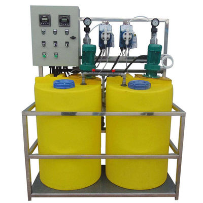 Verzögert abfallende Auflösung PET 1000L/H Pac-Pam Flocculant Automatic Dosing Machine