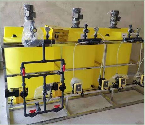 Verzögert abfallende Auflösung PET 1000L/H Pac-Pam Flocculant Automatic Dosing Machine