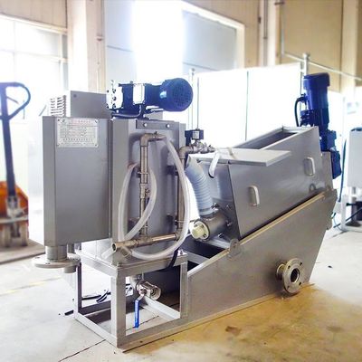 Schneckenpresse Chemieanlagen-Schlamm-Entwässerungsausrüstung Vollautomatisch