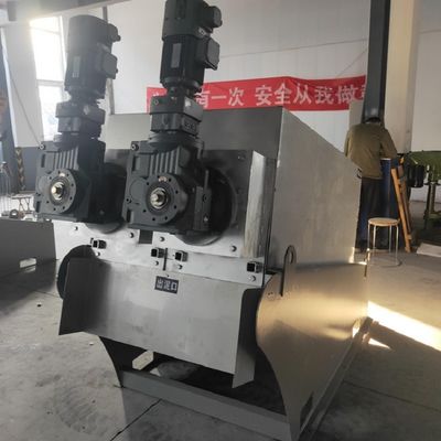 90-150kg/H Spindelpresse-Schlamm-Entwässerungsmaschine für Druckund färbende Fabrik