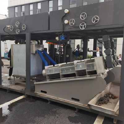 90-150kg/H Spindelpresse-Schlamm-Entwässerungsmaschine für Druckund färbende Fabrik