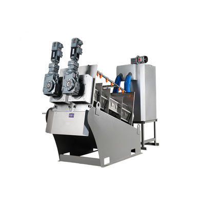 90-150kg/H Spindelpresse-Schlamm-Entwässerungsmaschine für Druckund färbende Fabrik