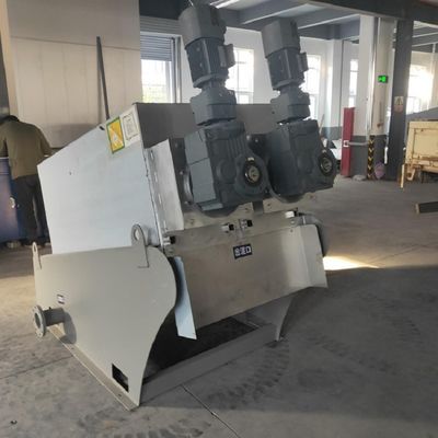 90-150kg/H Spindelpresse-Schlamm-Entwässerungsmaschine für Druckund färbende Fabrik