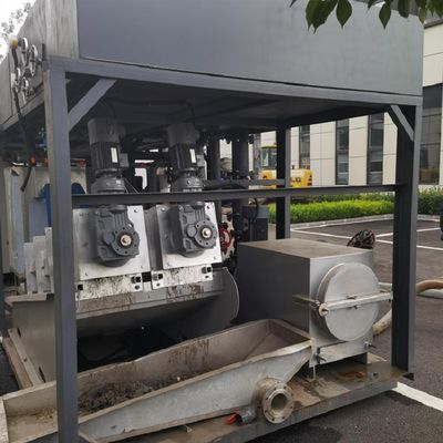 90-150kg/H Spindelpresse-Schlamm-Entwässerungsmaschine für Druckund färbende Fabrik