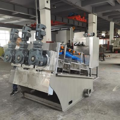 90-150kg/H Spindelpresse-Schlamm-Entwässerungsmaschine für Druckund färbende Fabrik
