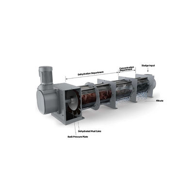 304/316 Edelstahl-spiralförmiges Spindelpresse-Entwässerungsmittel 10-16kg/H