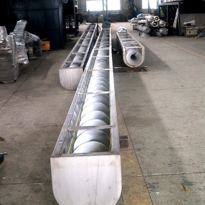 Abflussrinnen-Edelstahl-Spiralen-Förderer-Pulver-Bohrer-Förderer 1~100m SS316 U