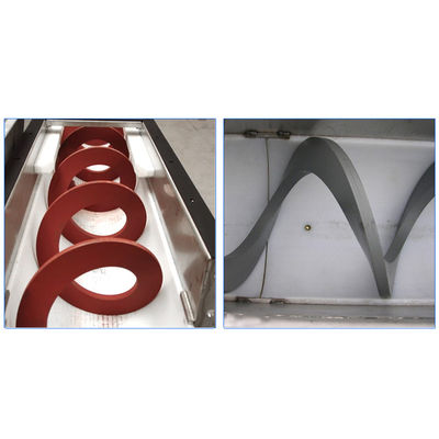 Nut-Schlamm-Schrauben-Bandförderer 30t/H tragbarer geneigter SS Schneckenförderer-U