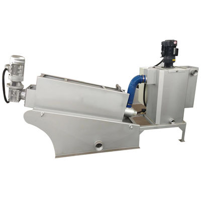 8m3/H Spindelpresse-Schlamm-Entwässerungsausrüstung des Edelstahl-304 nicht rostend