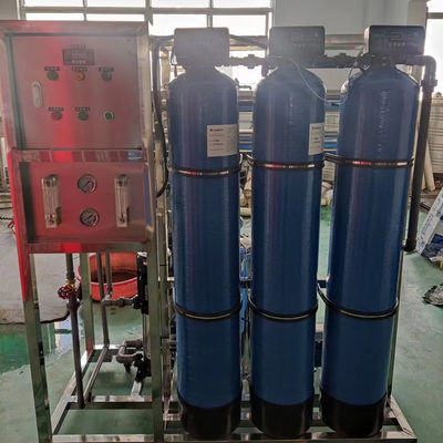 Umkehr-Osmose-Wasseraufbereitungs-Systemanlagen ISO9001 500lph für das Trinken