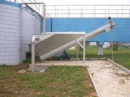 Abwasser-Spindelpresse-Maschine, kleine Entwässerungs1.2m3/h spindelpresse