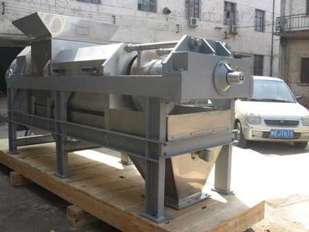 Abwasser-Spindelpresse-Maschine, kleine Entwässerungs1.2m3/h spindelpresse