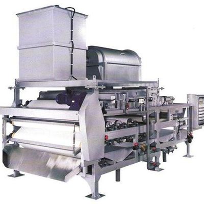 Presse des Gurt-20kg/h verschlammen die Entwässerung, 1000mm Gurt-Filterpresse für Abwasserbehandlung