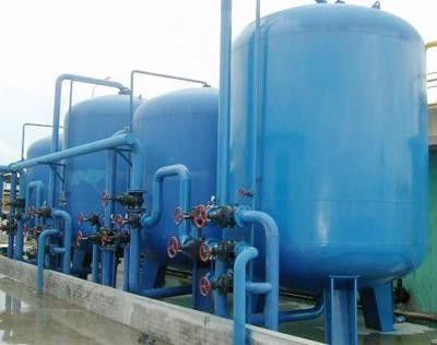 Chemischer Abwasserbehandlungs-Behälter, blaue Abwasserbehandlungs-Ausrüstung