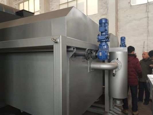 Edelstahl-Schlamm-Entwässerungsausrüstung, Presse-Abwasserbehandlung des Gurt-10m3/h