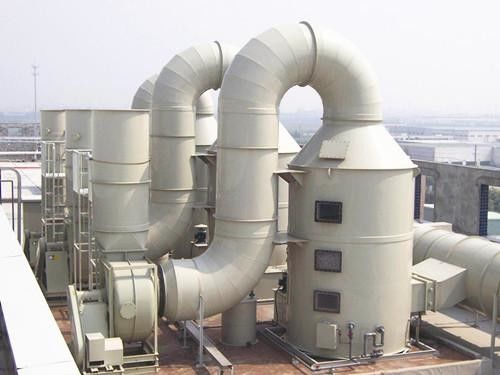 Chemischer Gas-Absorptions-Turm, weißer Spray-Turm-Wäscher