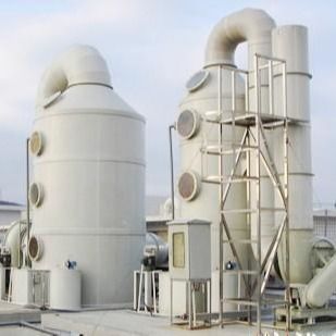 Chemischer Gas-Absorptions-Turm, weißer Spray-Turm-Wäscher