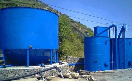 Blauer automatischer Valveless Schwerkraft-Filter für Abwasseraufbereitung