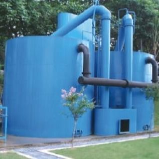 Blauer automatischer Valveless Schwerkraft-Filter für Abwasseraufbereitung